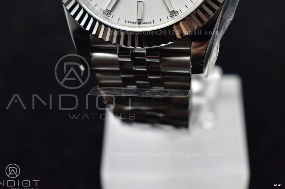 on Edition 1:1 Bracelet Dial 41 DIWF White DateJust Steel Stick Best SA3235 Jubilee 904L 126334 0524